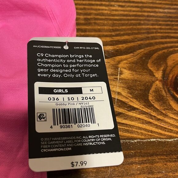 NWT 2 C9 Champion Little Girls Sports Bras Size Medium - Picture 3 of 5